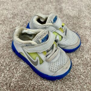 Nike Infant Sneakers 4C Multicolor Velcro Strap Casual Playtime Shoes